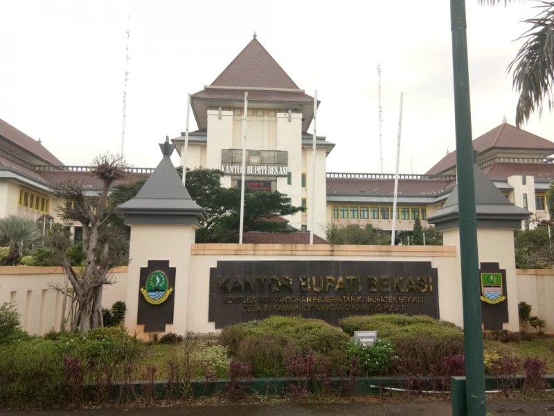 Kantor Pemerintah Kabupaten Bekasi (Ulfi/Dakta)