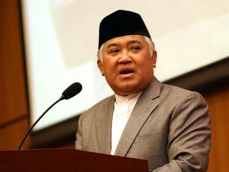 Ketua Dewan Pertimbangan Majelis Ulama Indonesia, Din Syamsuddin (istimewa)