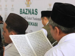 Khidmat, Baznas Kota Bekasi Gelar Khatmil Qur'an di HUT Baznas ke 22